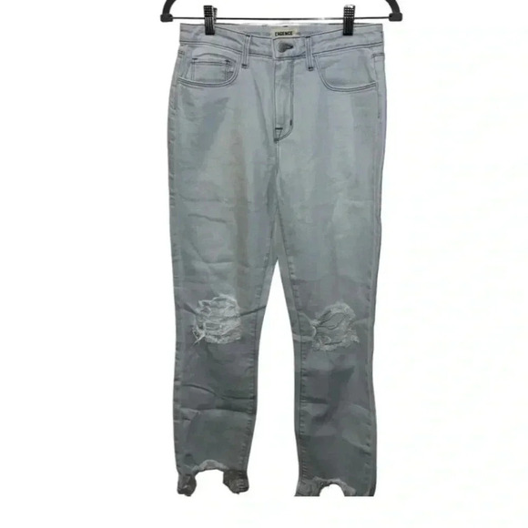 L'Agence High Line Skinny High Rise Fade Out Light Wash Jeans Size 25 - Picture 3 of 8